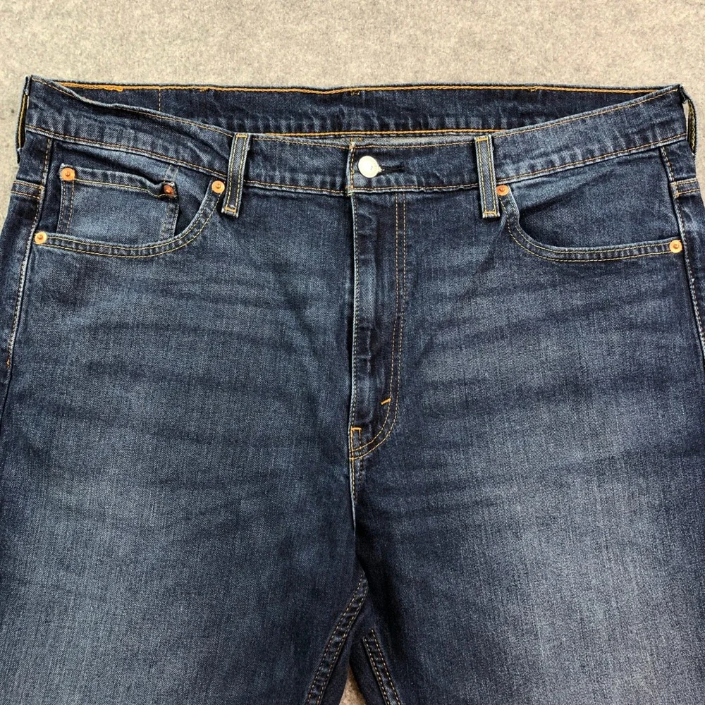 Levis 569 Mens Jeans 38x32 (fits 39x31) Straight Leg Blue Dark Wash Loose Fit
